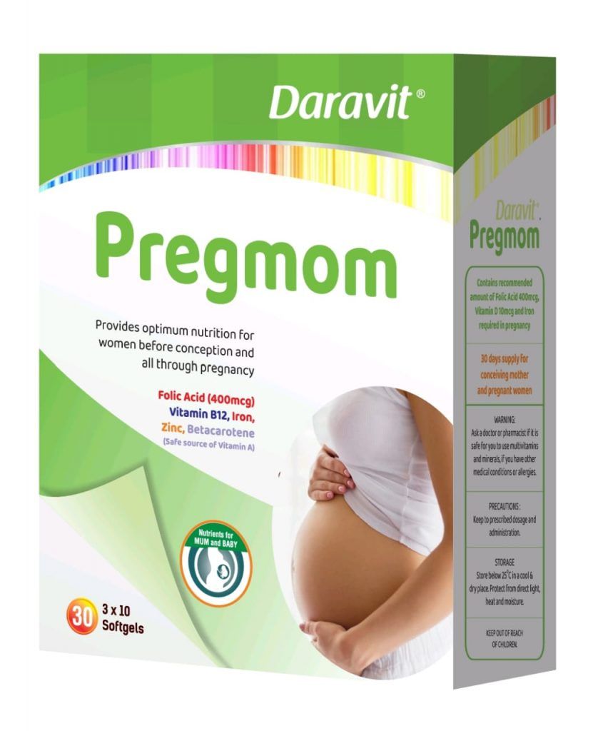 Daravit Pregmom (30 Soft Gel)